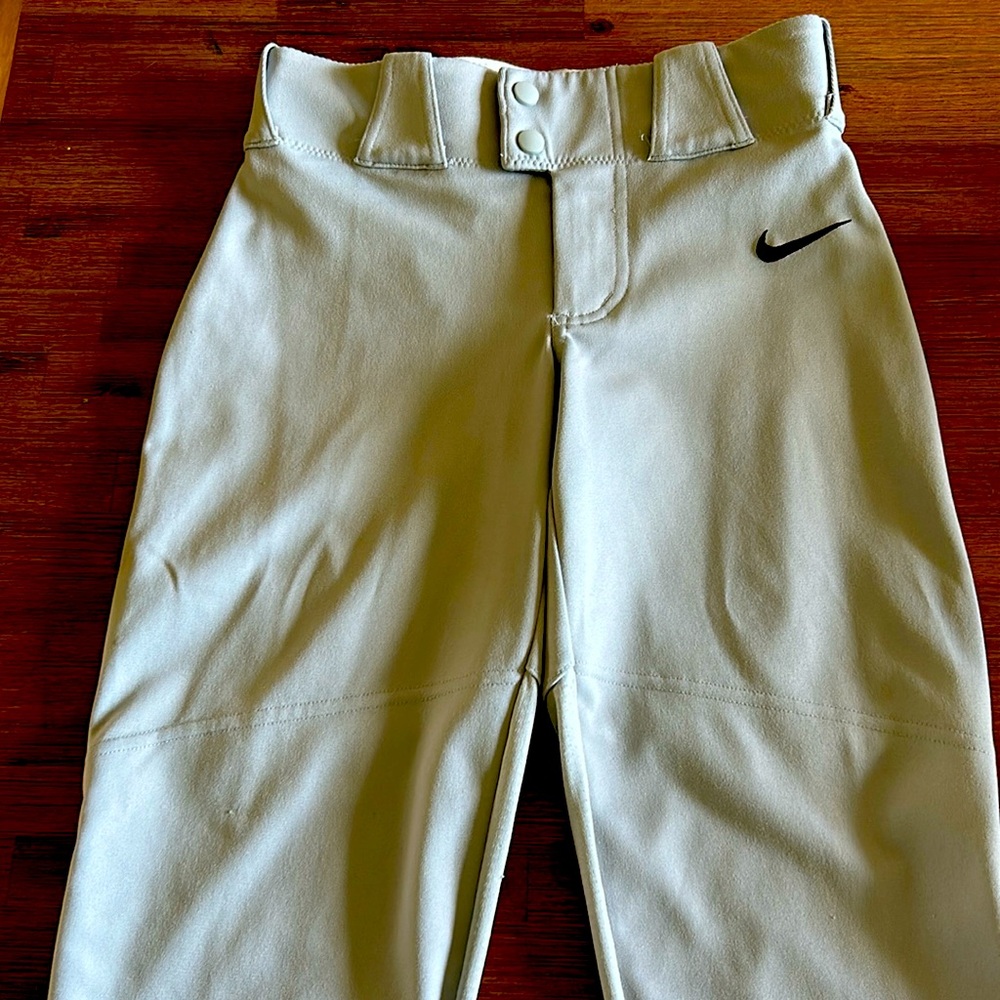 New without tags gray Nike baseball pants, full length